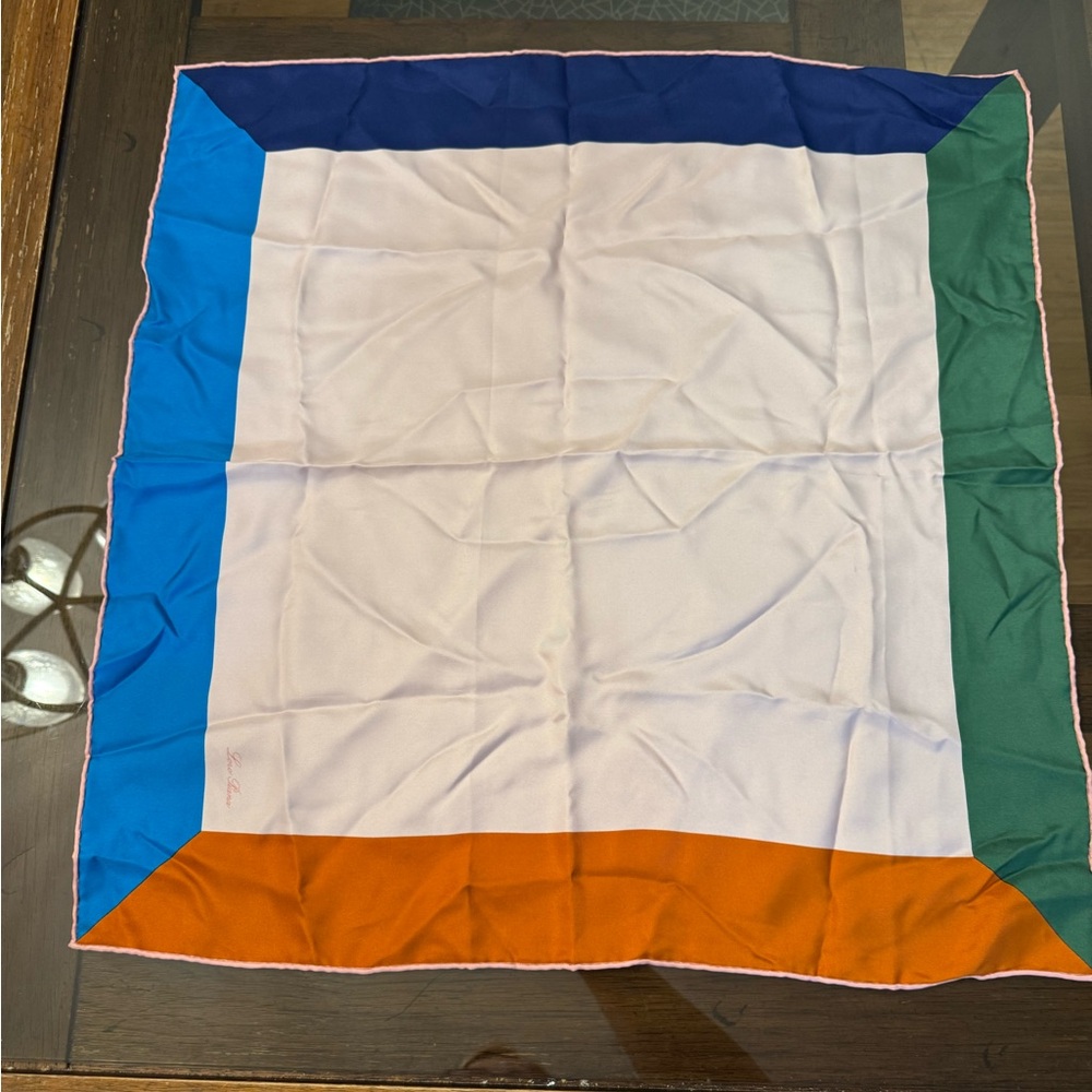 Loro Piana Multicolor Geometric Pattern Scarf